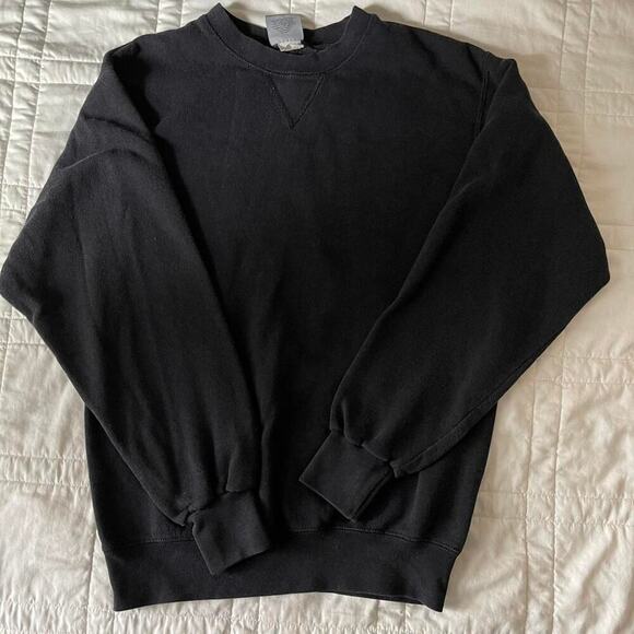 Vintage 90s crewneck sweatshirt cheetah sz small made in USA minimalist - Picture 1 of 7